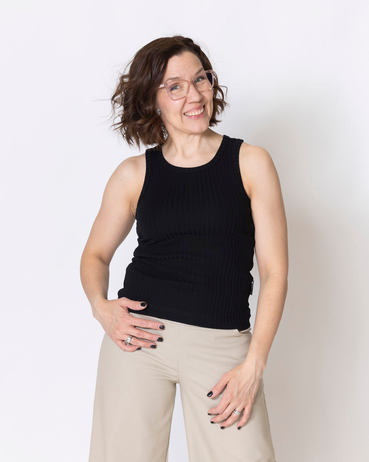 TYRMÄYS top, black