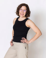 WHOOPS! TYRMÄYS top, black - 3XL