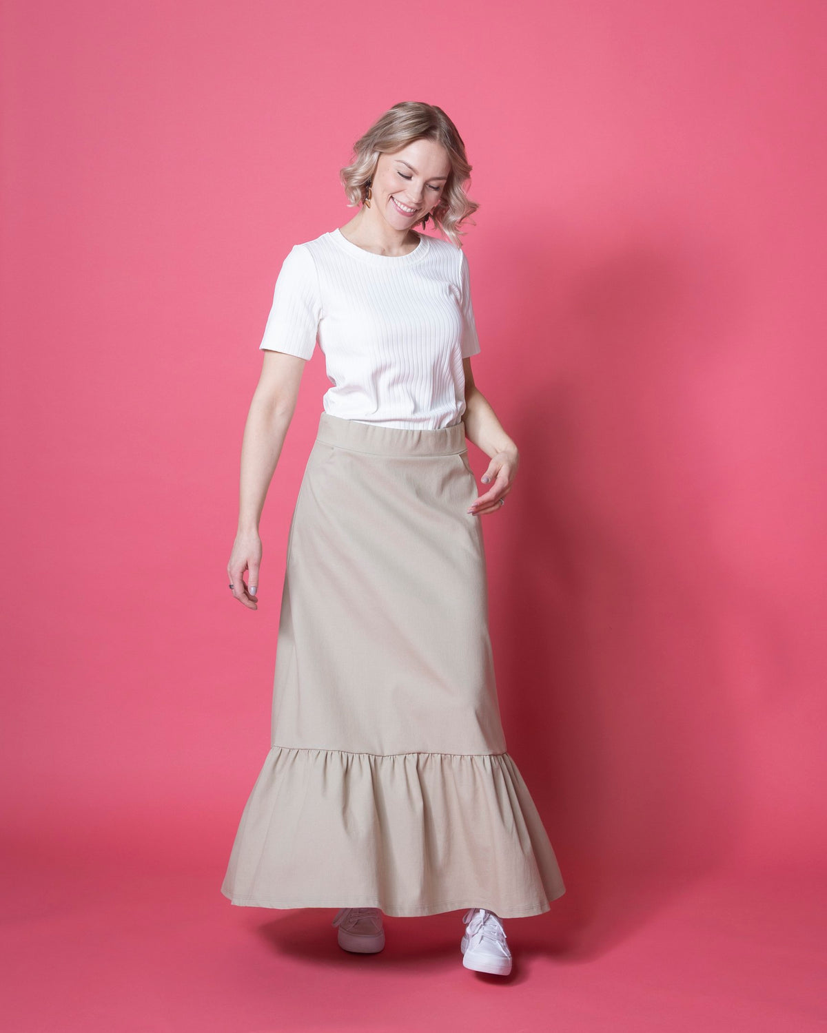 WHOOPS! DENIM skirt, light - 3XL