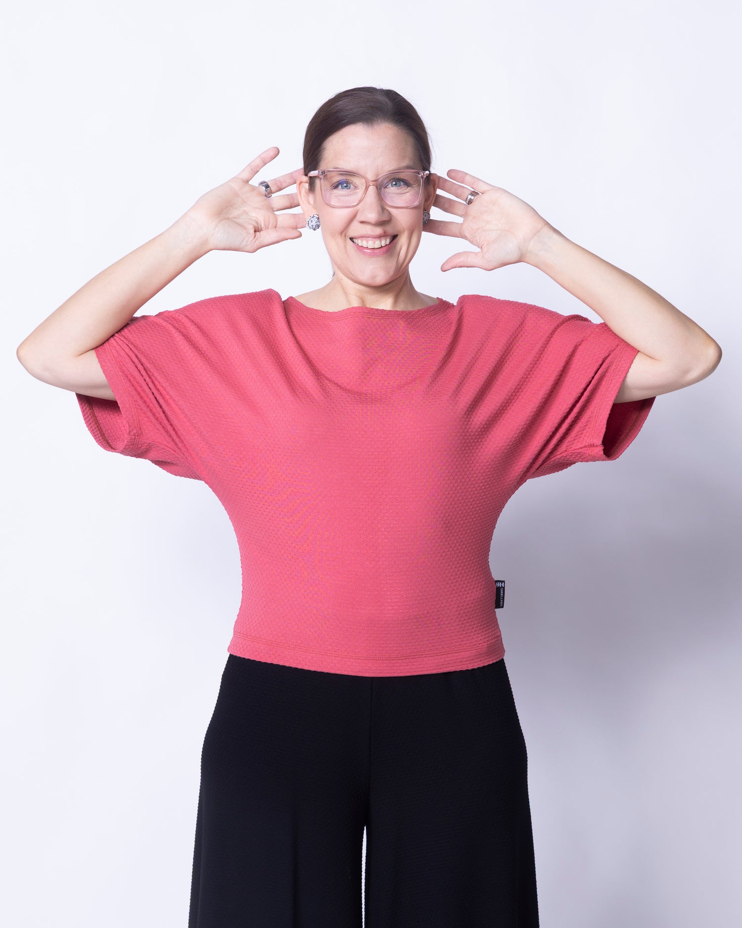 Helmiteeppari, tumma koralli