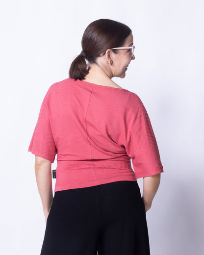 Helmiteeppari, tumma koralli