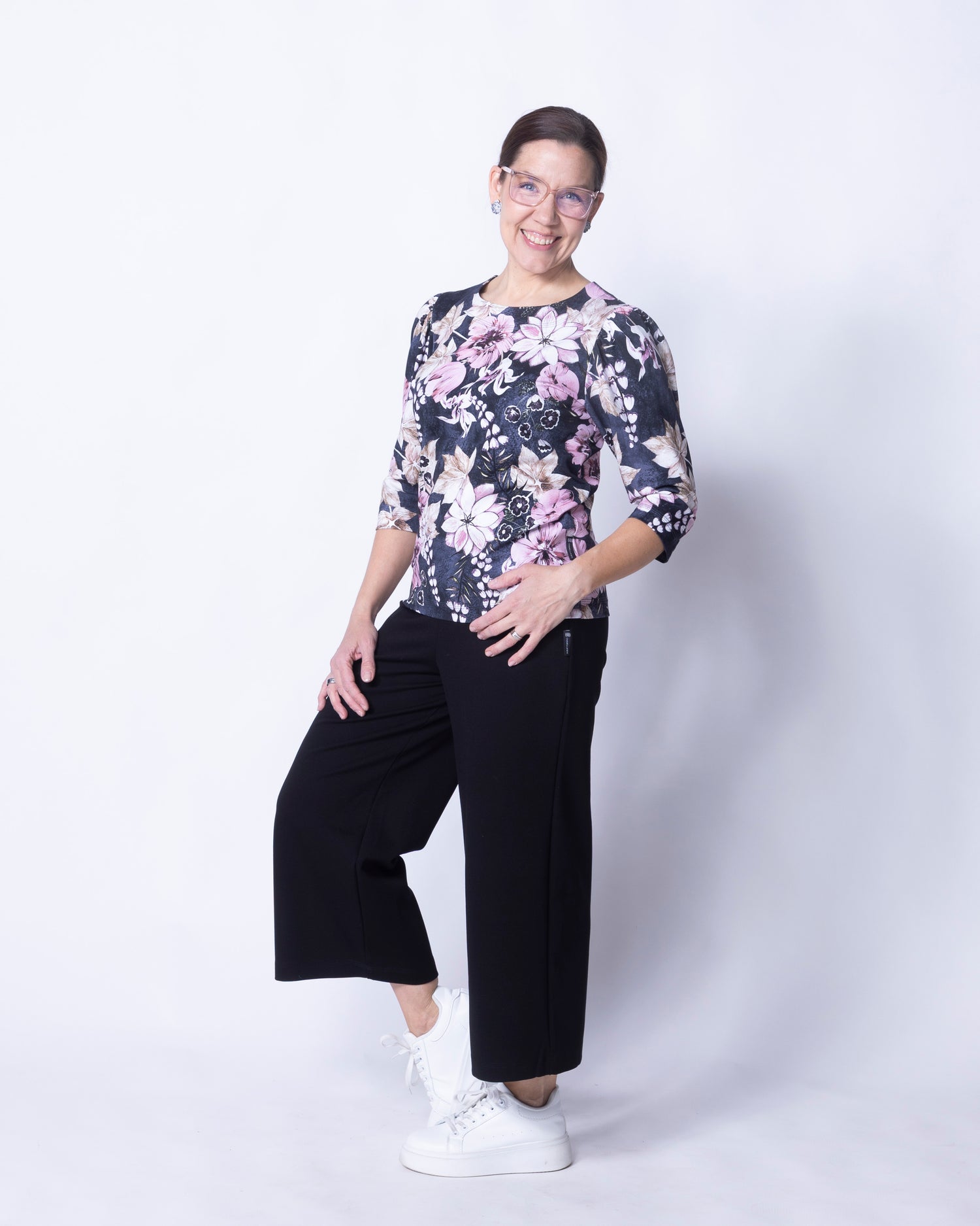 Tyylipaita, Tulppaanien tanssi - sininen/roosa