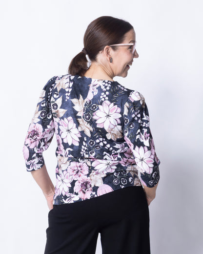 Tyylipaita, Tulppaanien tanssi - sininen/roosa