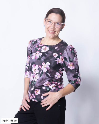 TYYLI shirt, Omenankukkia - rose