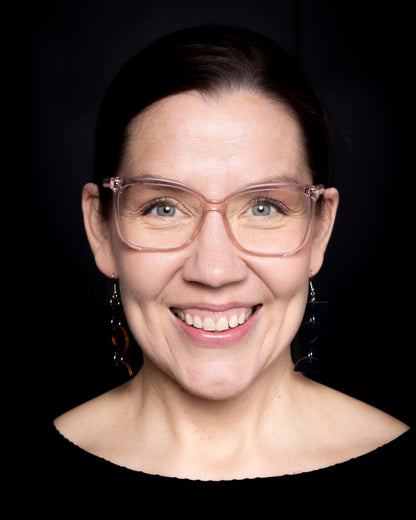 Korvakorut, Sydän - musta riippuva, koukku