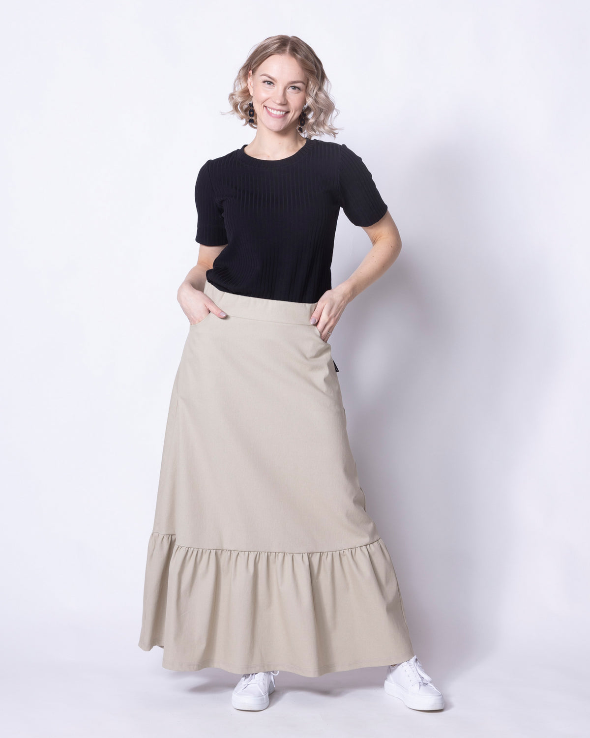 WHOOPS! DENIM skirt, light - 3XL