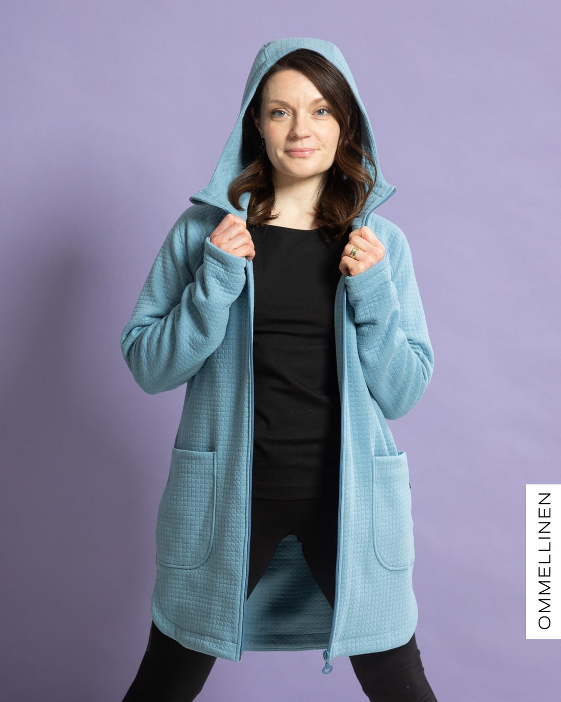 HOODIE jacket, light blue