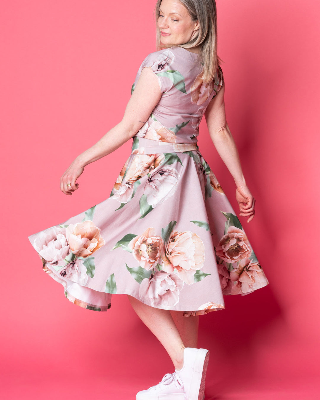 BELL skirt, La Belle continuous - old rose