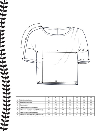 Pattern - laskos t-shirt