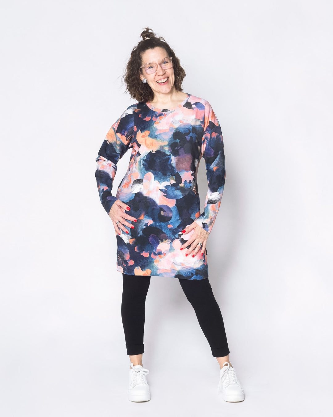 Lempitunika, Hehku - sininen/koralli