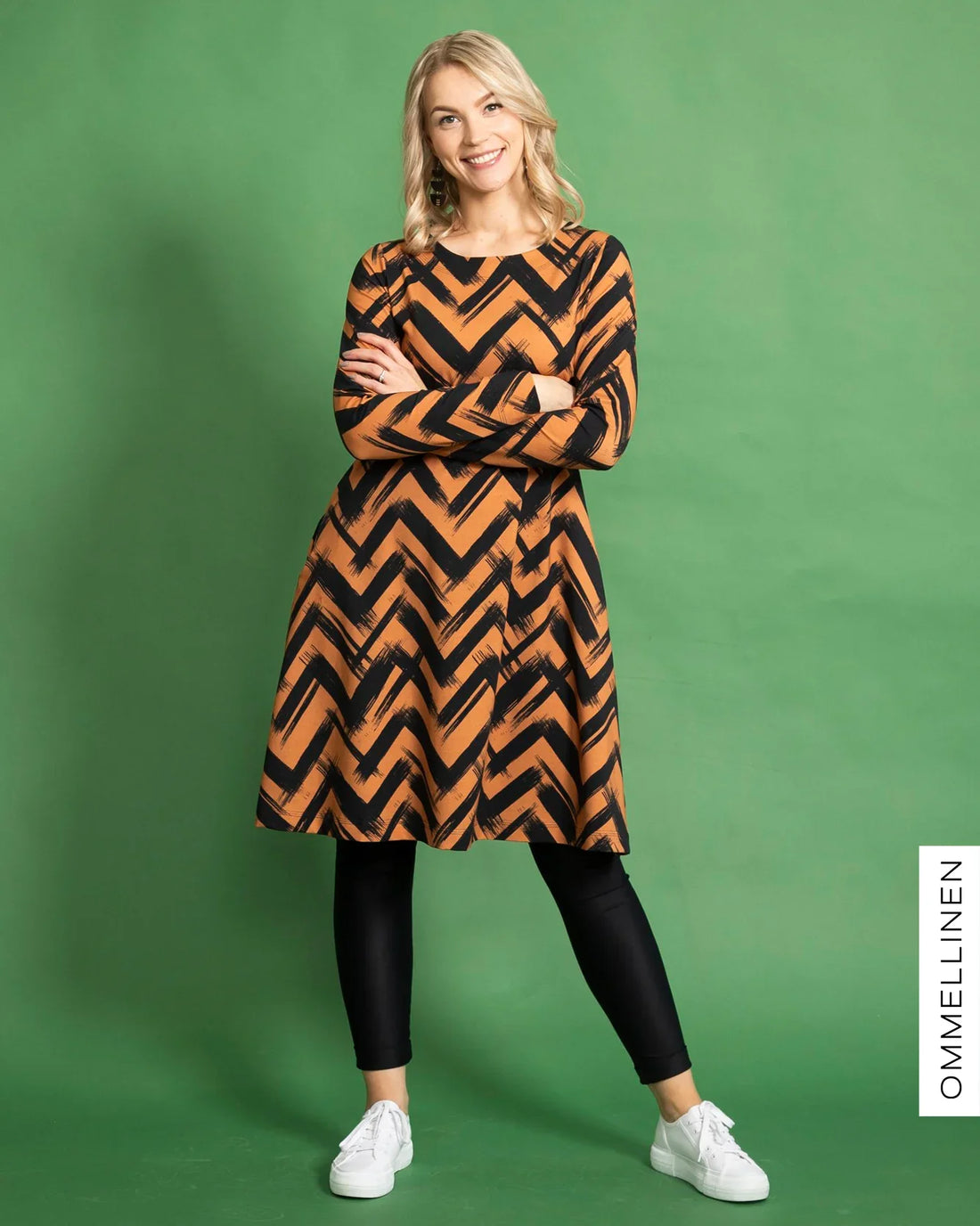 Mekkotunika, Siksak - ruskea