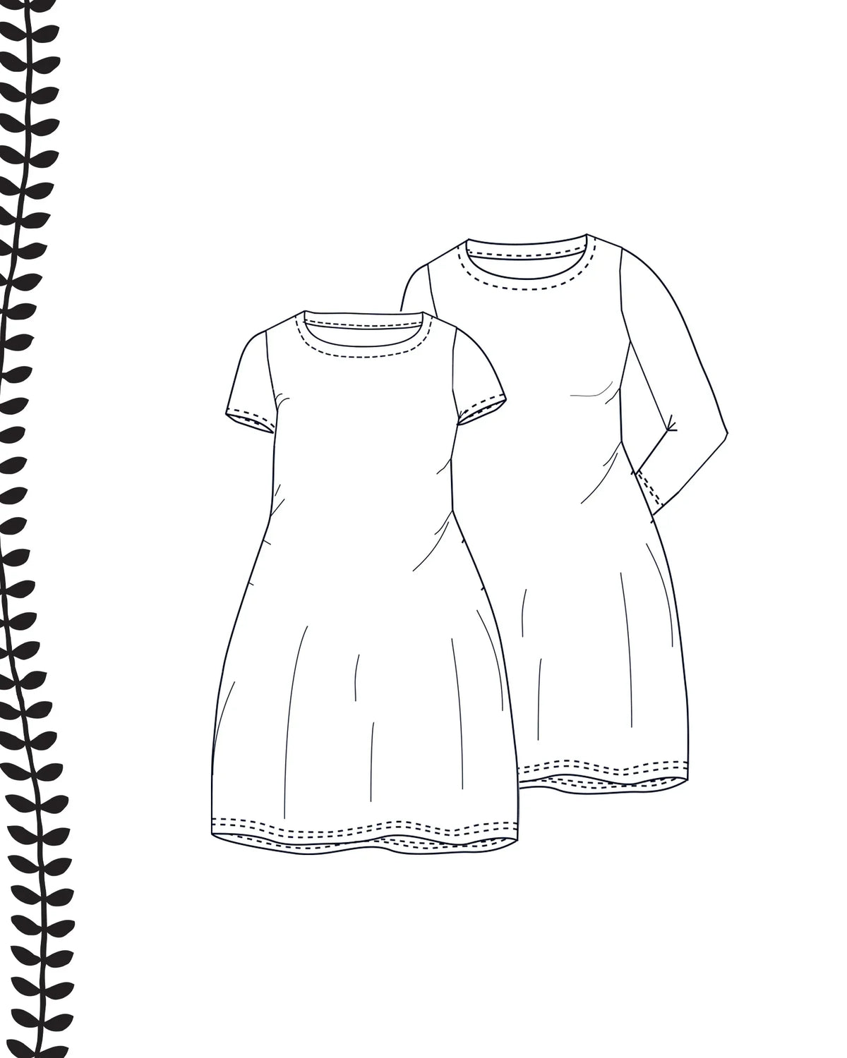 Pattern - dress tunic (FIN/ENG)