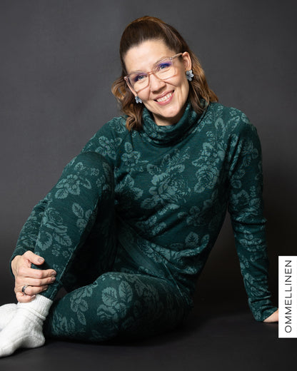 Merinopoolo, Babushka Roses - vihreä