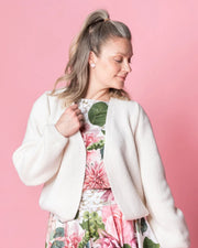 NEULE cardigan - merino, off-white