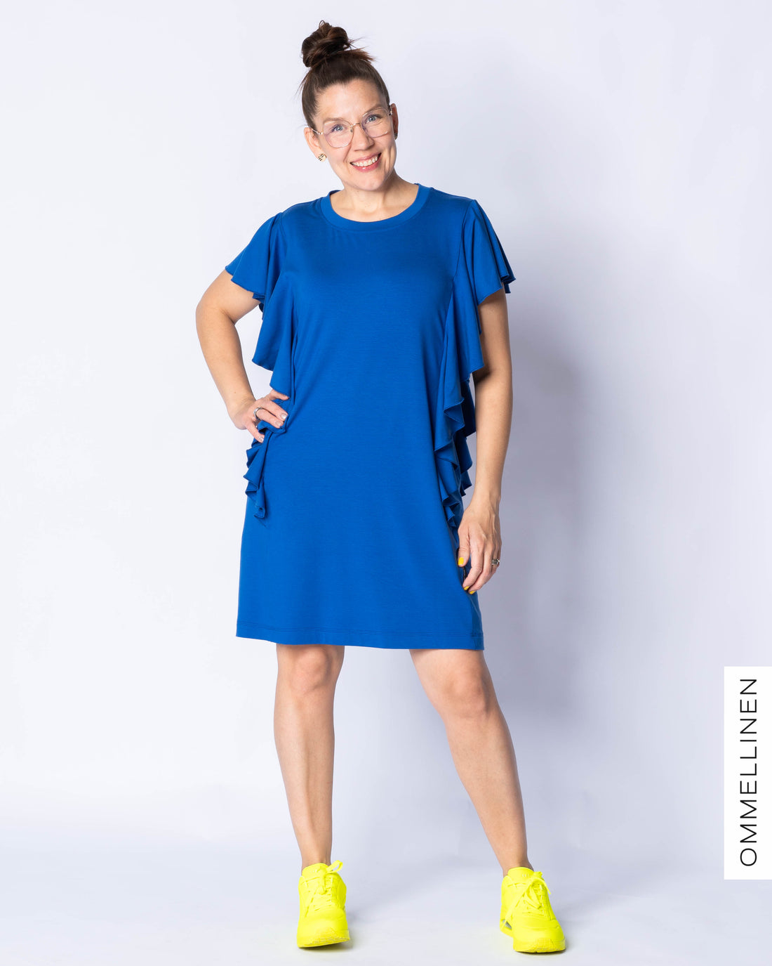 FRILLA dress, blue