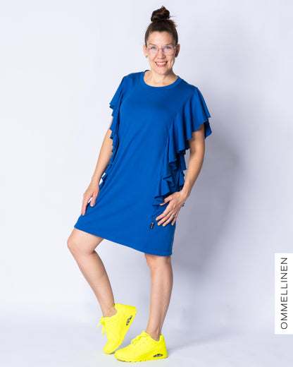 FRILLA dress, blue