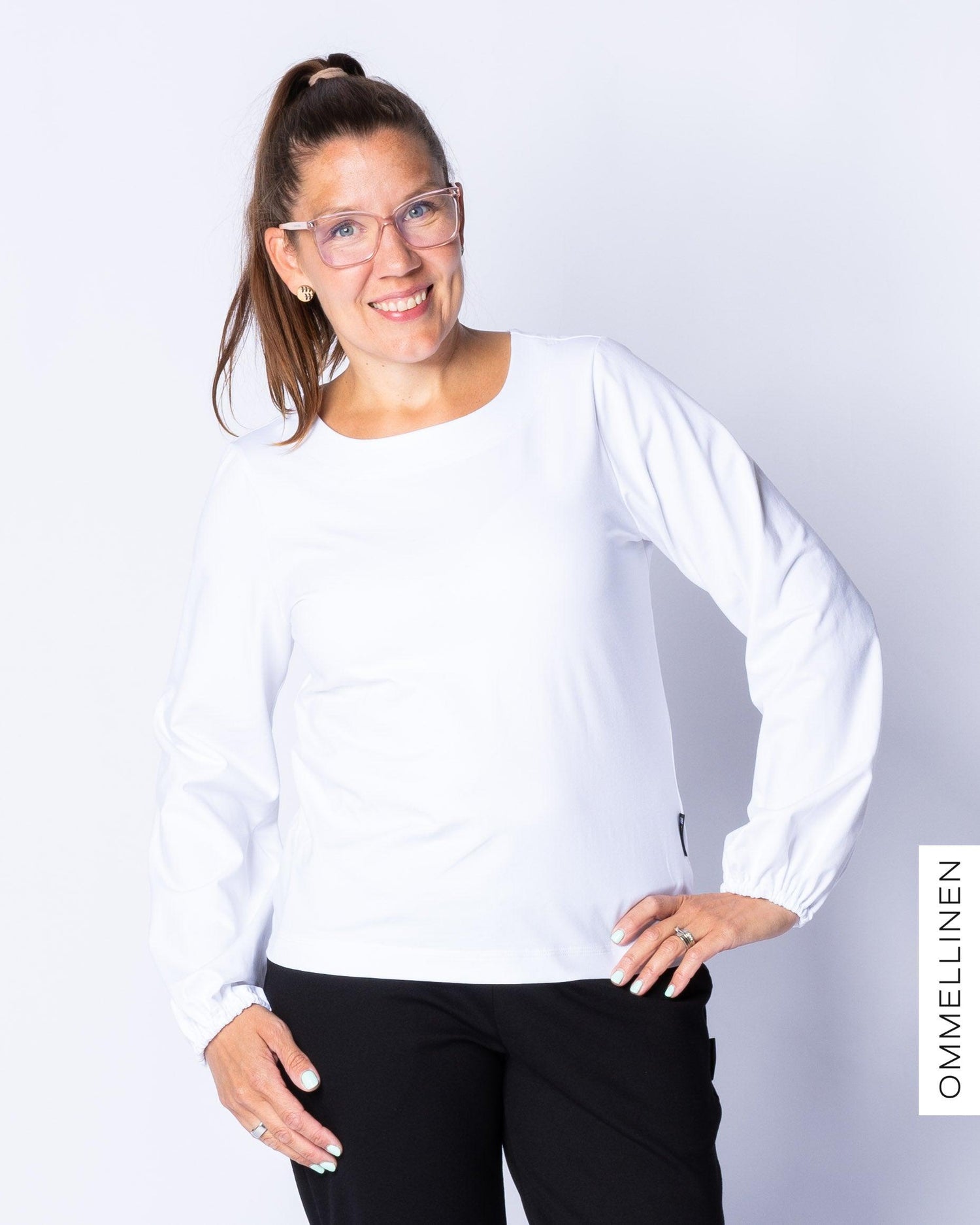 PUFFI shirt - long sleeves, white - slight II-quality