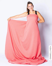 Recycled knit, melange coral