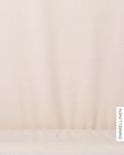 Ottoman - cotton knit, light beige