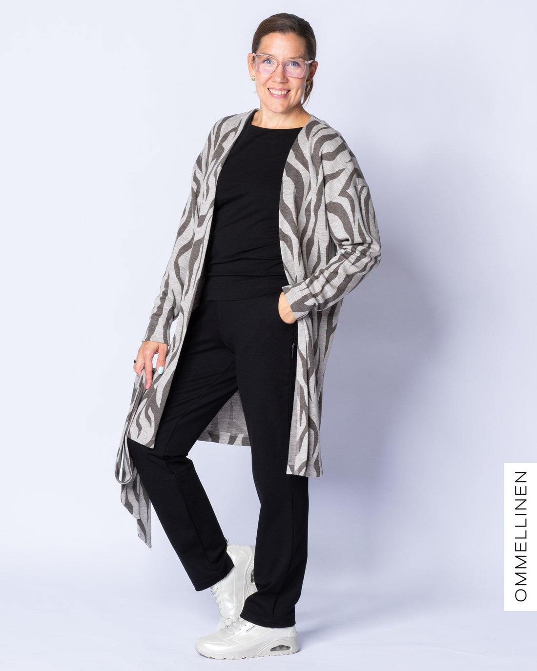 DIAMOND cardigan, Villi - sand/brown