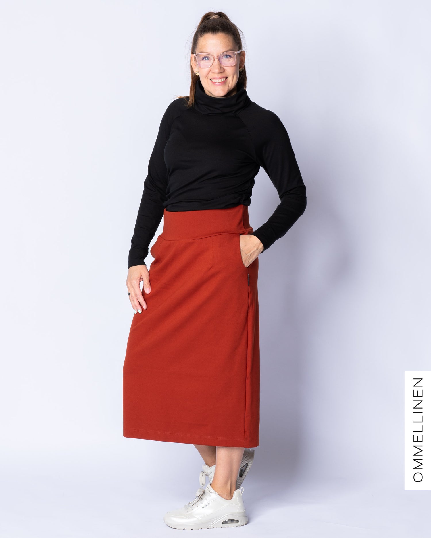 MIELI skirt, burnt orange