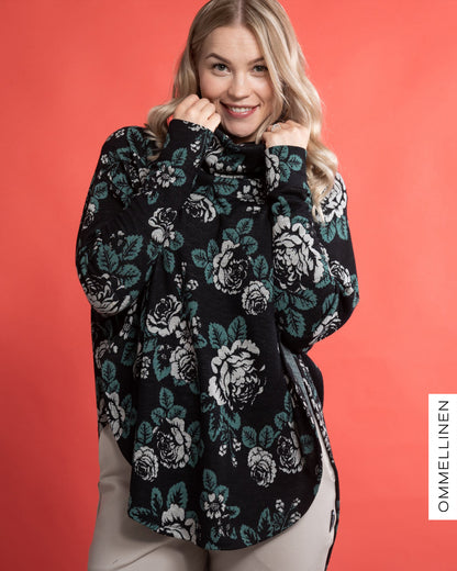 Pancho, Babushka Roses - musta/vihreä/hiekka