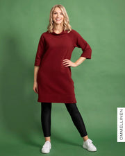 SÄRMÄ dress, burgundy