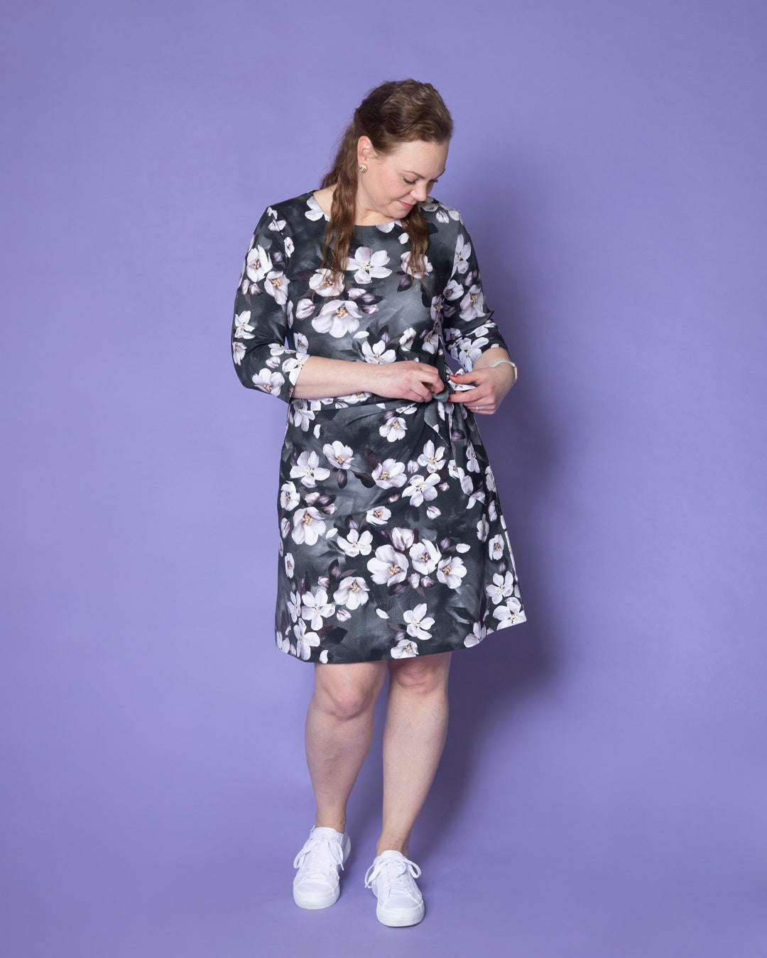 SOLMU dress, Omenankukkia - light