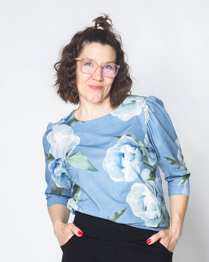 TYYLI shirt, La Belle continuous - light blue