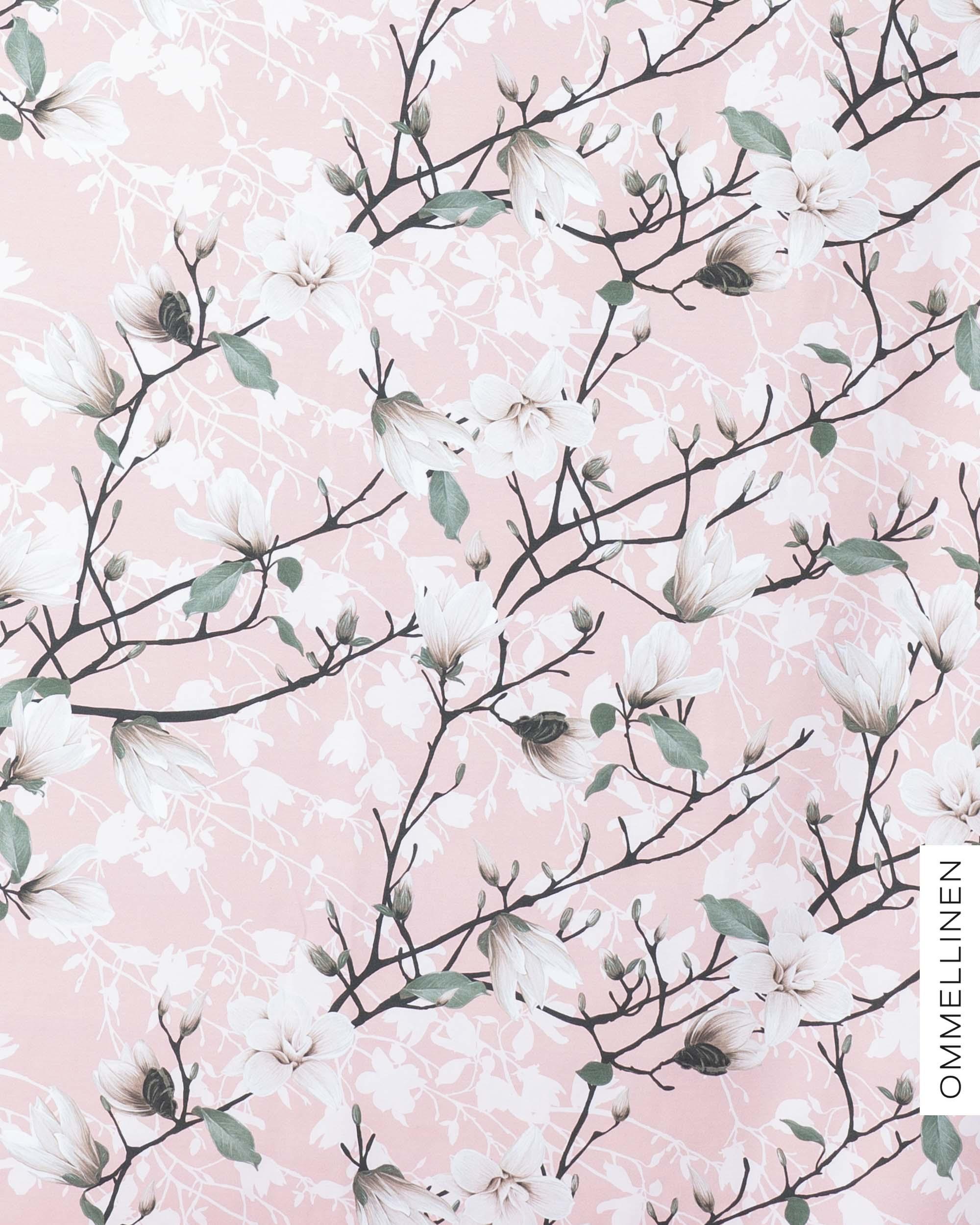 Digitrikoo, Magnolian kuiskaus - roosa - lievä II-laatu - Ommellinen
