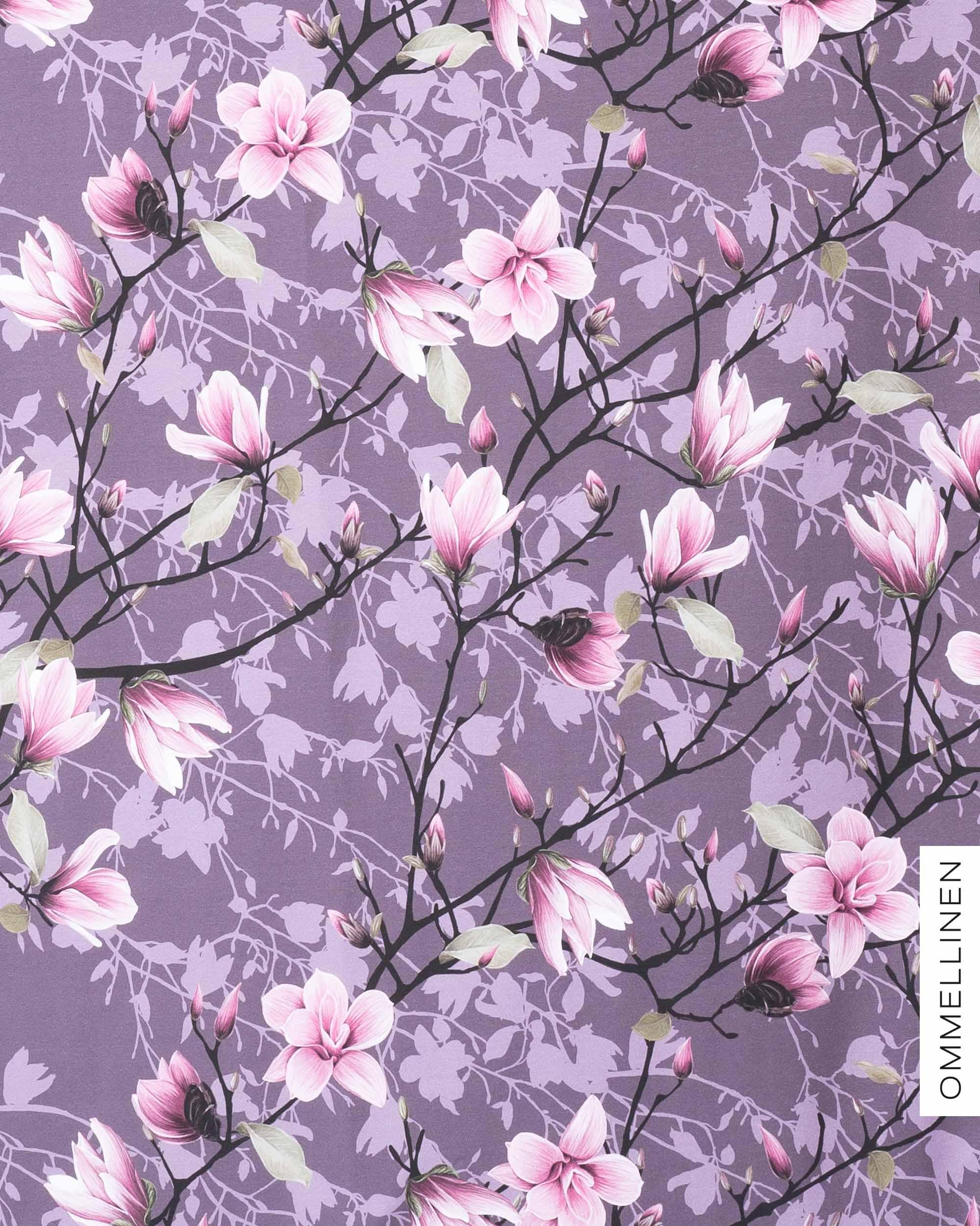 Digitrikoo - PALA, Magnolian kuiskaus - violetti - Ommellinen