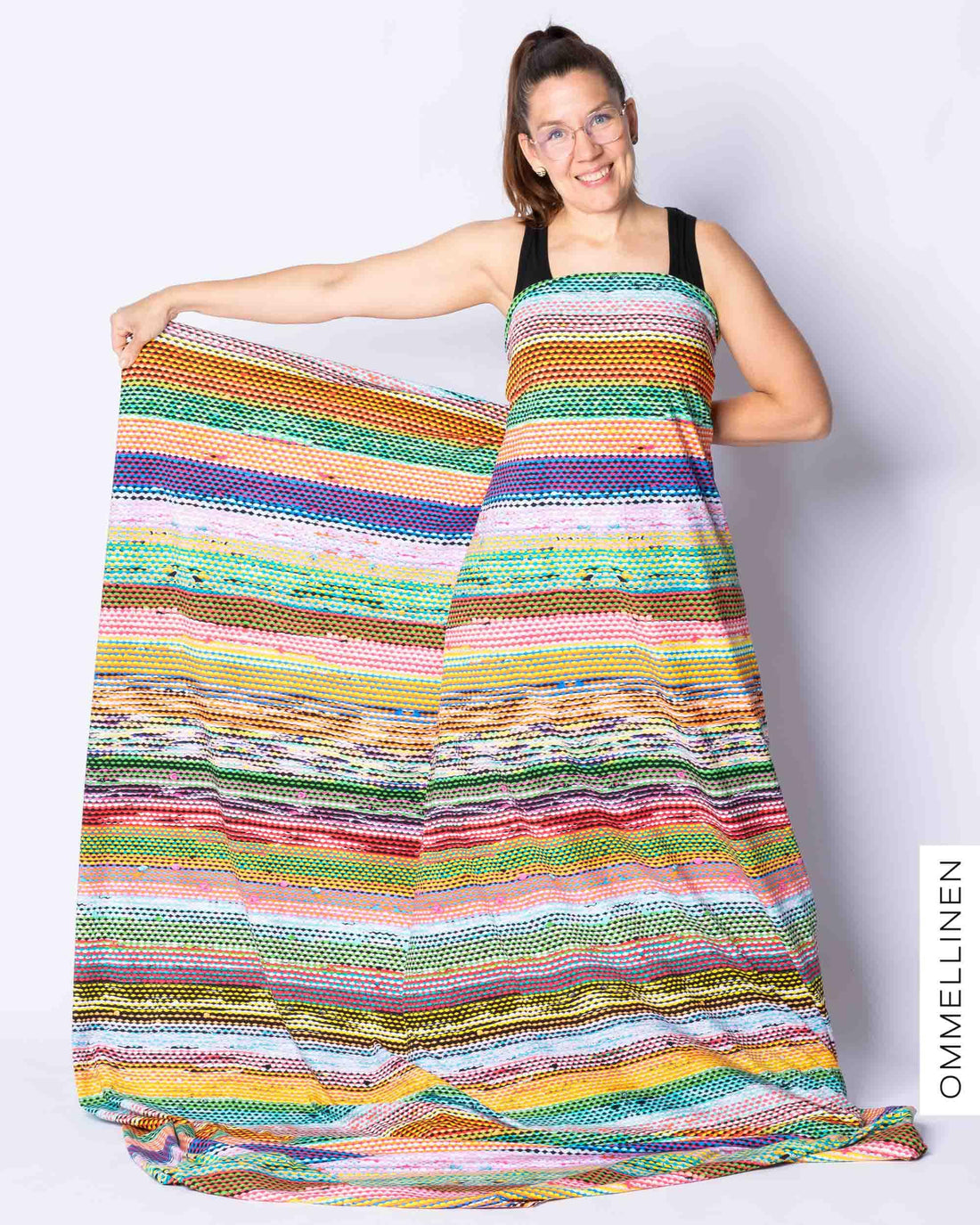 Digitrikoo, Räsy - moniväri 92/8 - Ommellinen