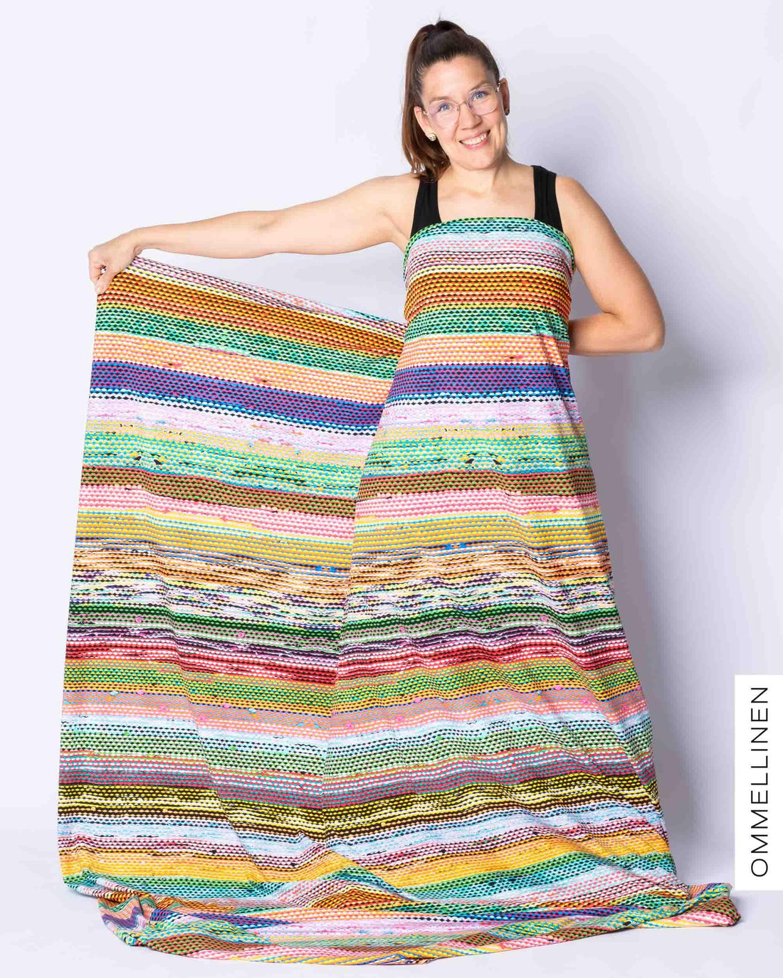 Digitrikoo, Räsy - moniväri 92/8 - Ommellinen