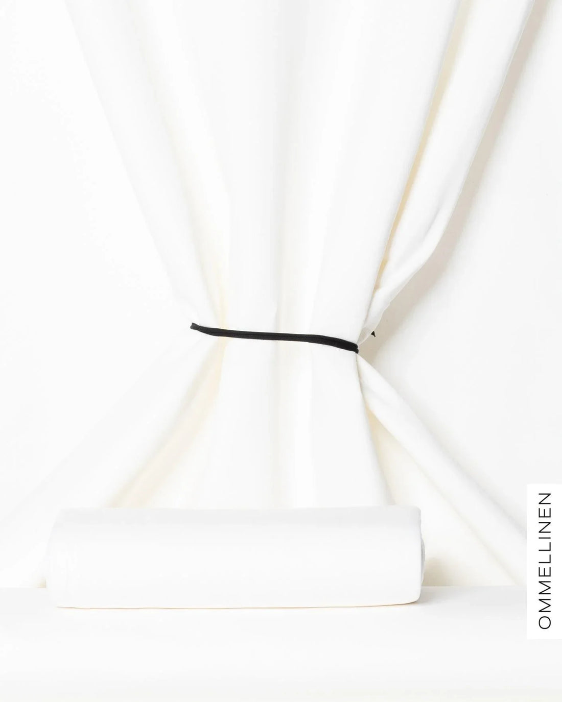 Harjattu joustocollege, ecru - Ommellinen