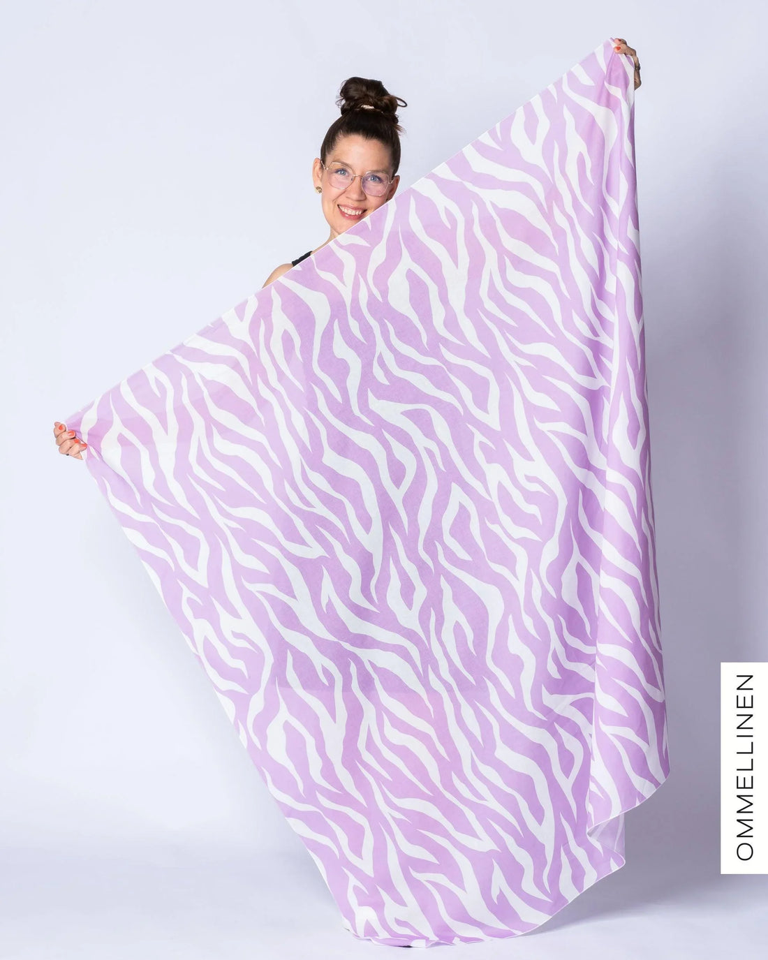 HUPS! Jättihuivi, Villi - lila - Ommellinen