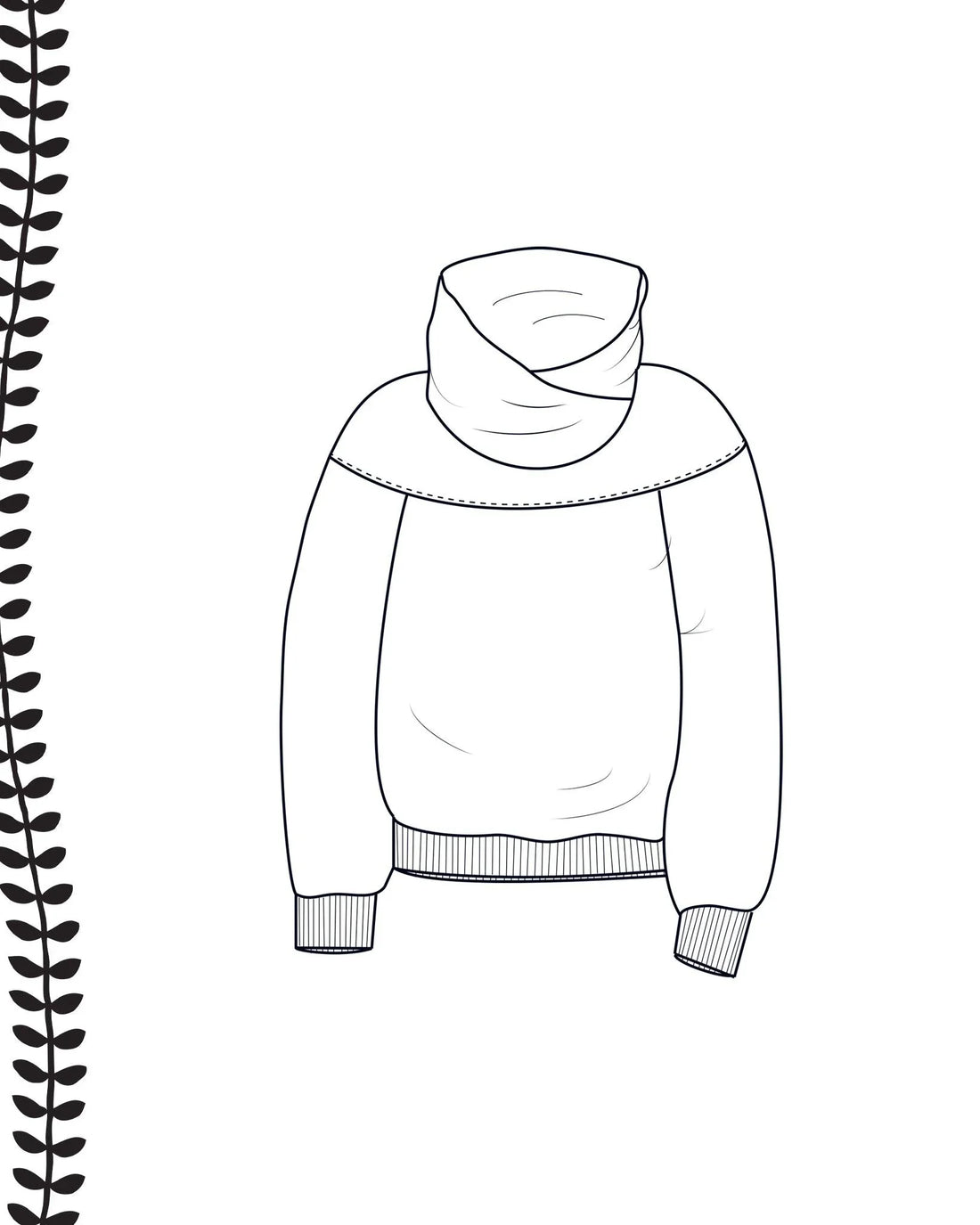 Kaava - jÀttihuppari - Ommellinen