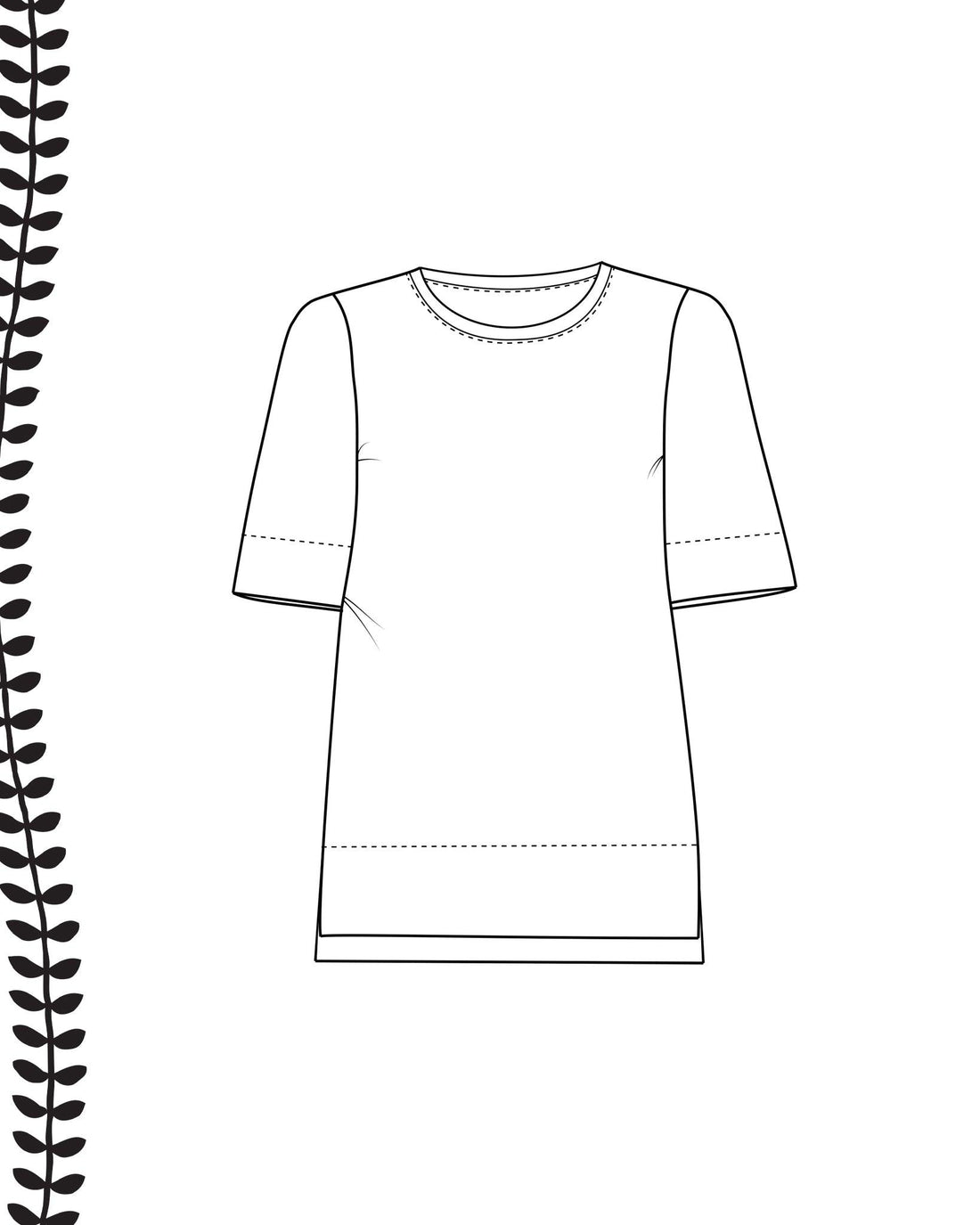 Kaava - sydÀnpaita - Ommellinen