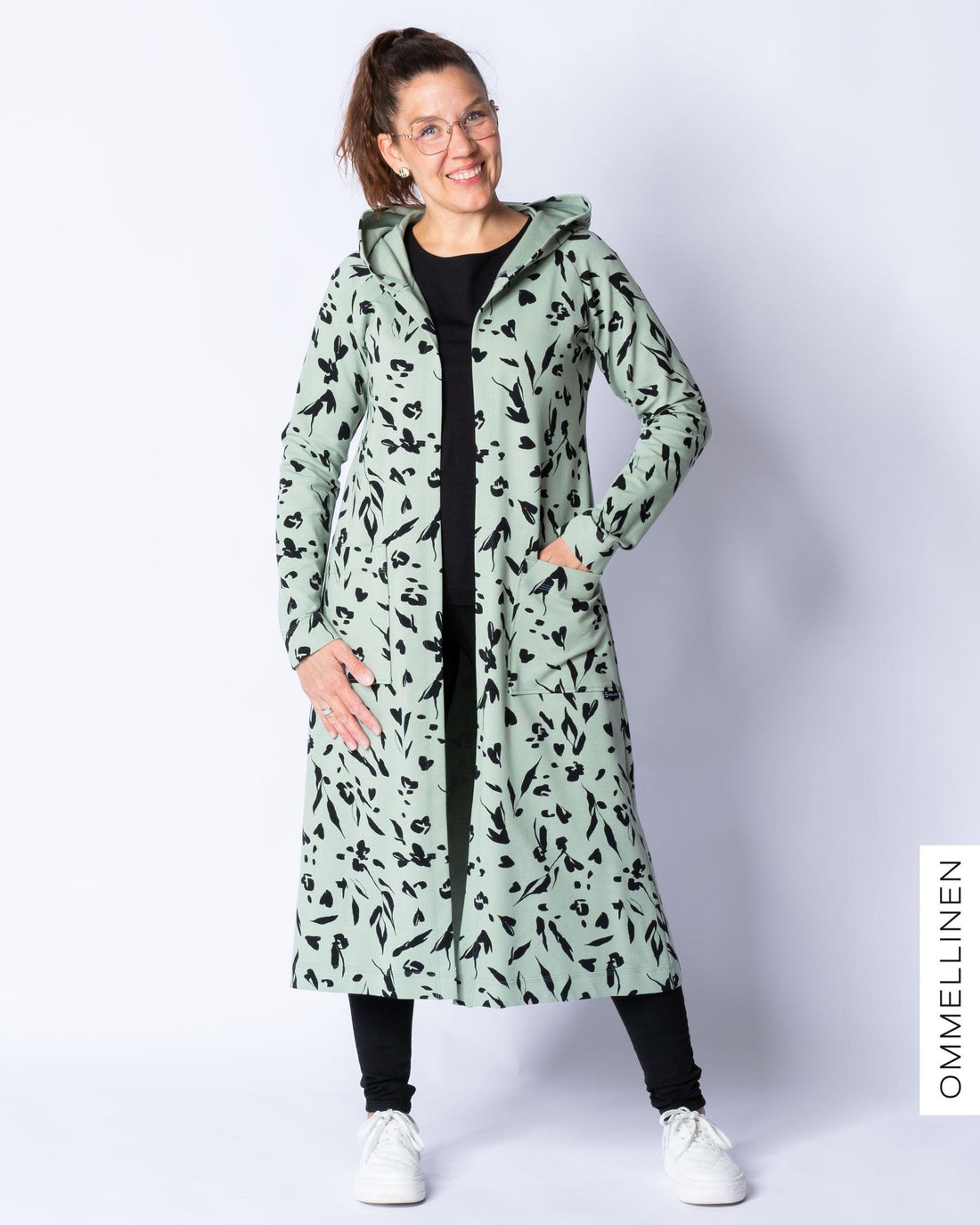 Rentoilutakki, SydÀnjemma - salvia - Ommellinen