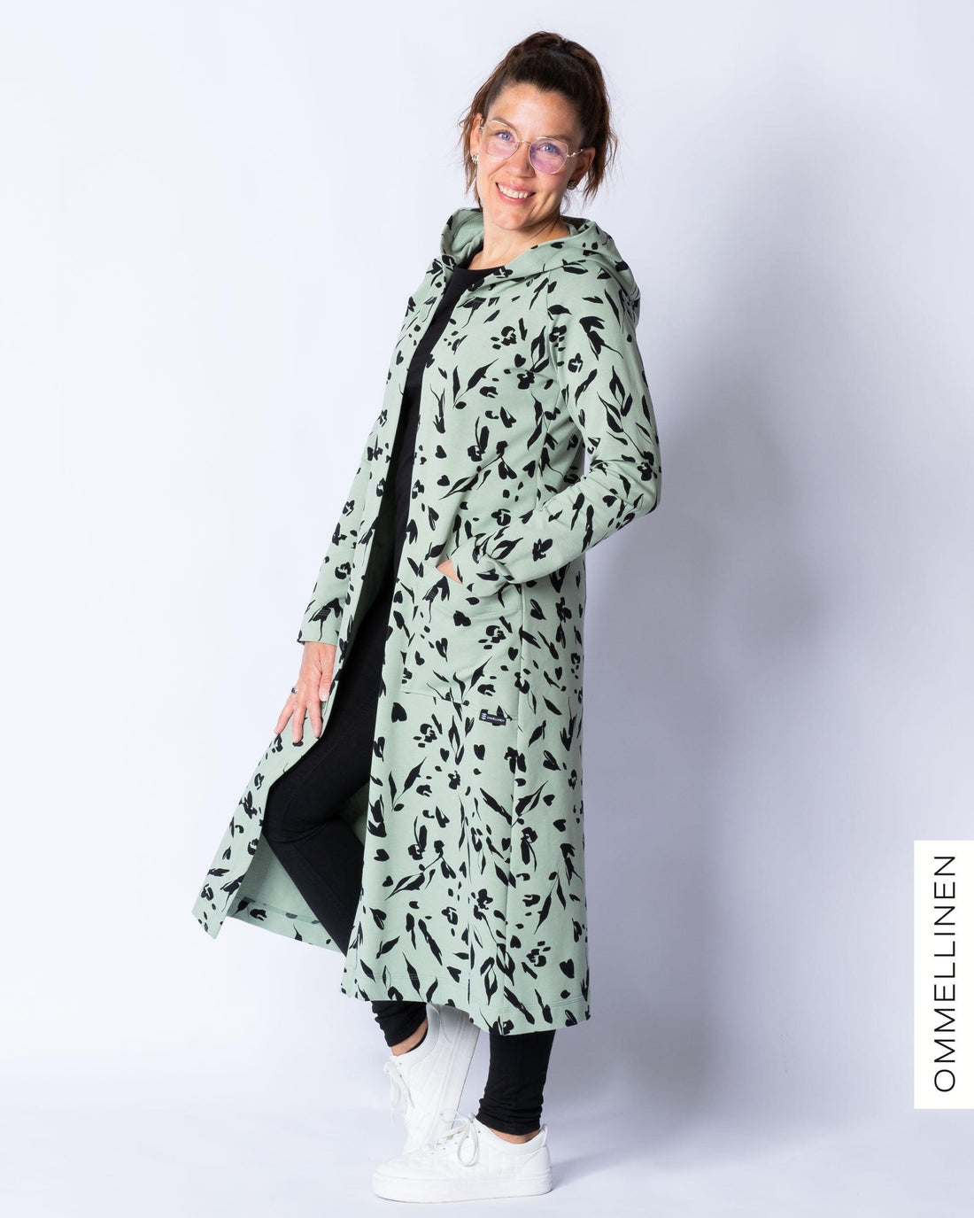 Rentoilutakki, SydÀnjemma - salvia - Ommellinen